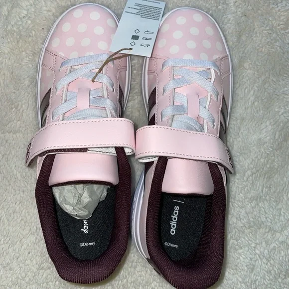 Adidas Disney Minnie Mouse Grand Court Kids Shoes - Picture 4 of 8